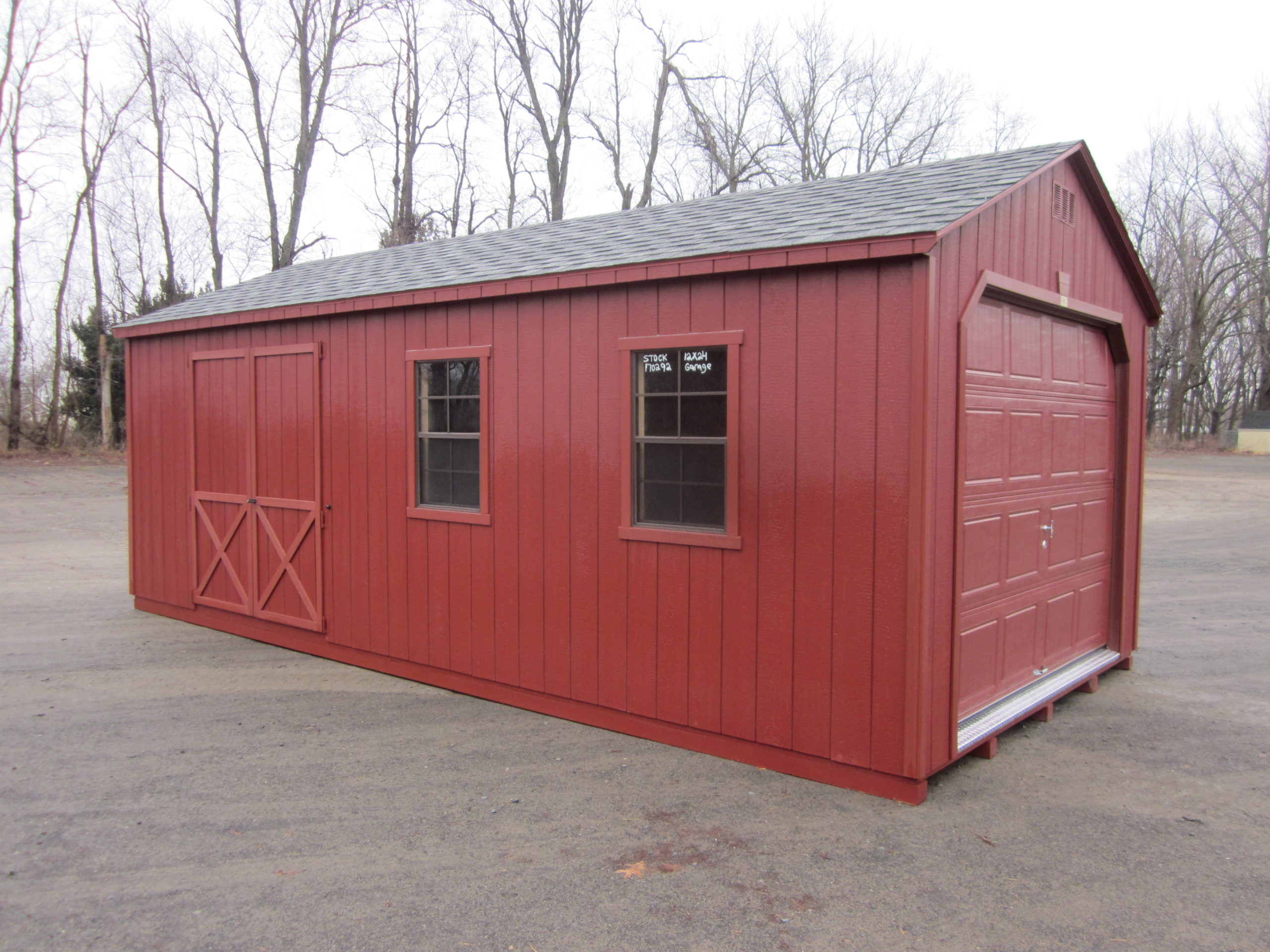 12' x 24' T1-11 Cottage Garage #170292