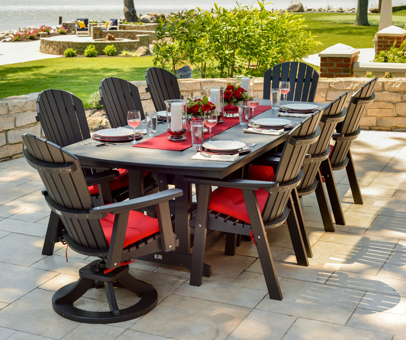 Island Poly Create-Your-Own Rectangle Table Set