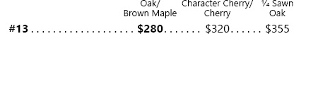 Avondale Option Pricing