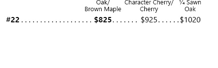 Avondale Option Pricing