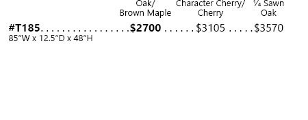 Avondale Hutch Top Pricing