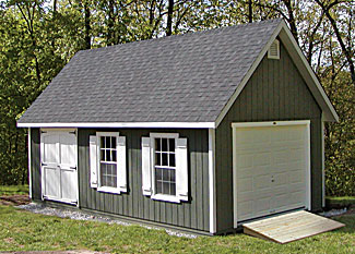 Elite Cape One-Car Garage (T1-11)