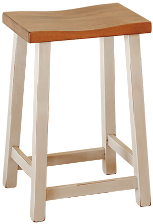 Colonial 24" Maple Mission Stool