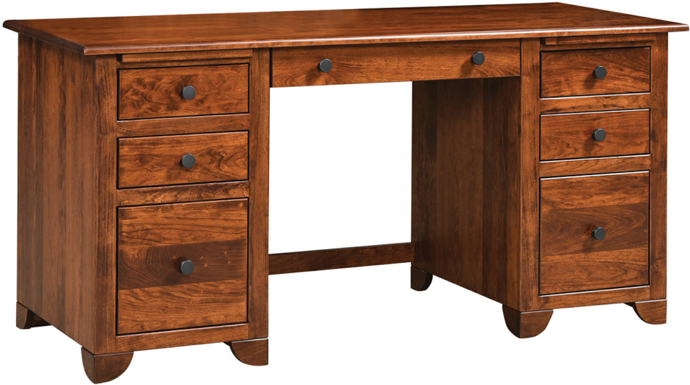 Covington Double Pedestal Credenza Desk