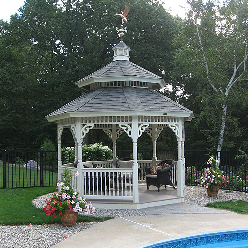 Victorian Pagoda Gazebo (Vinyl)
