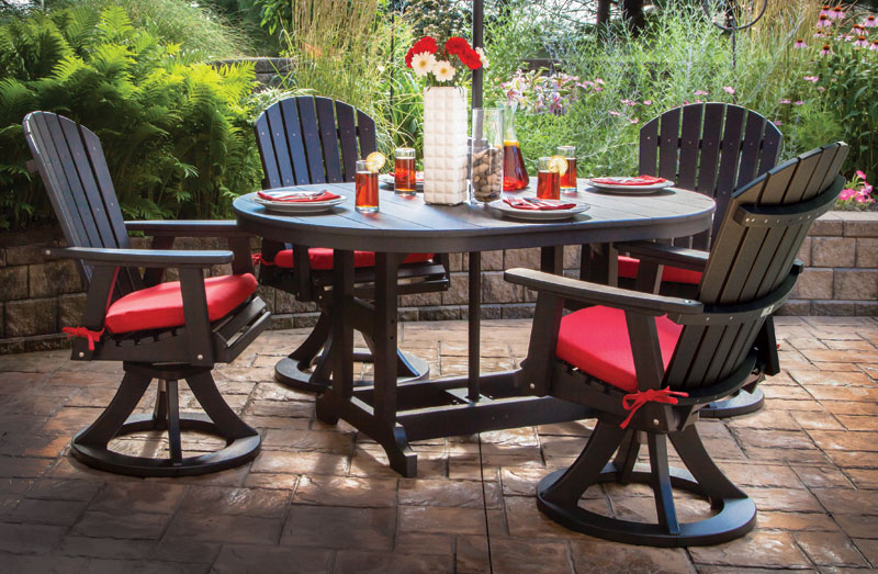 Poly Island Oblong Table