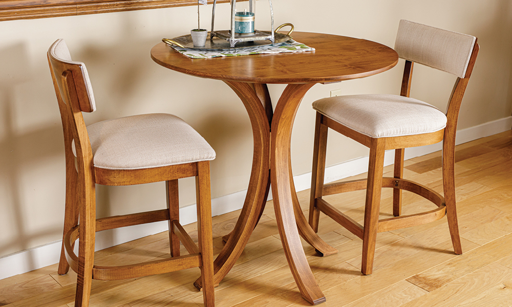 Ridgefield Counter Height Dining Table, Emerson Counter Chairs