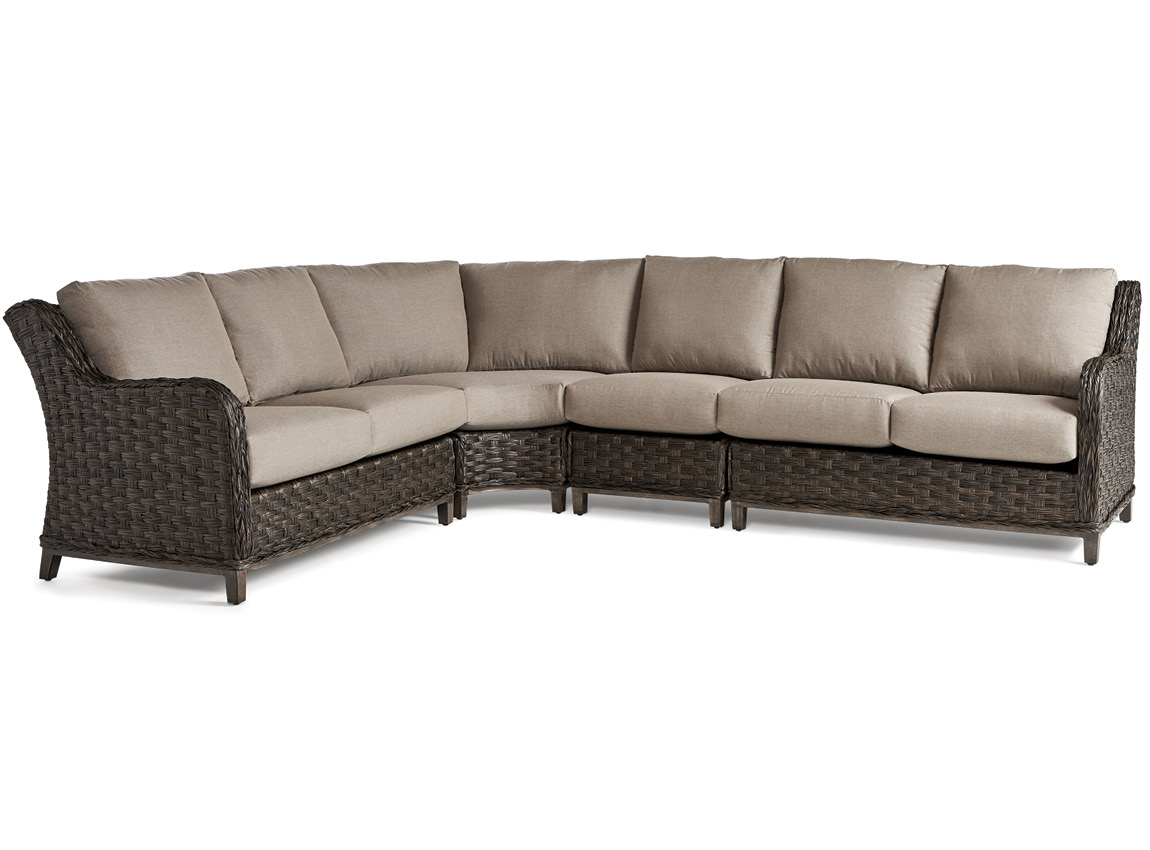 Grand Isle Wicker 4-Piece Sectional