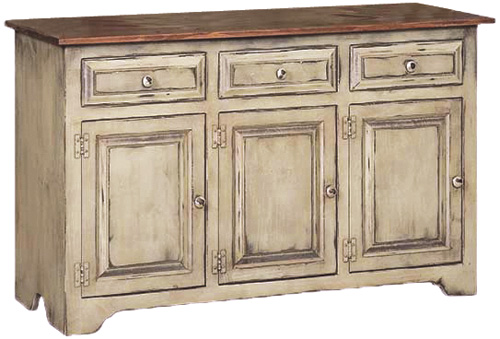 Colonial Pine 3-Door Open Base Only