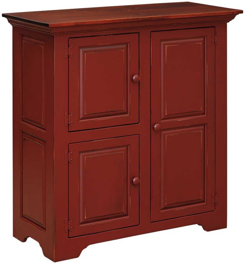 Colonial Pine 3-Door Cupboard