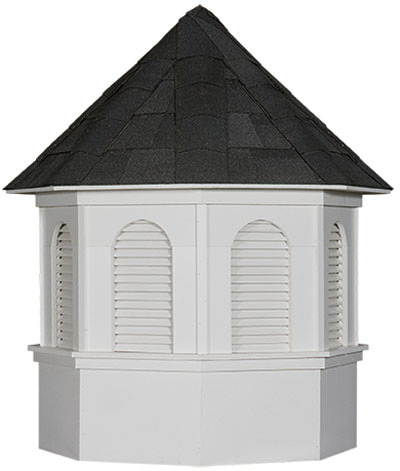 Hilton Octagon, Louvered Cupola w/ Asphalt Roof