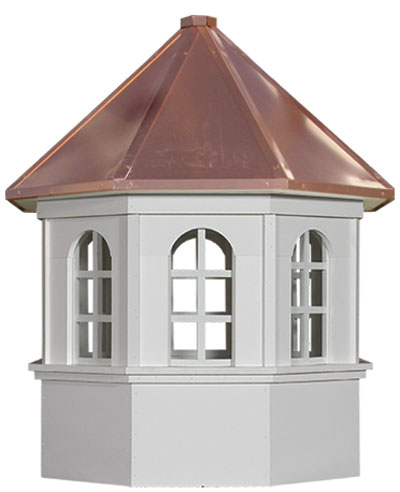 Hilton Octagon, Window Cupola w/ Straight Copper Roof